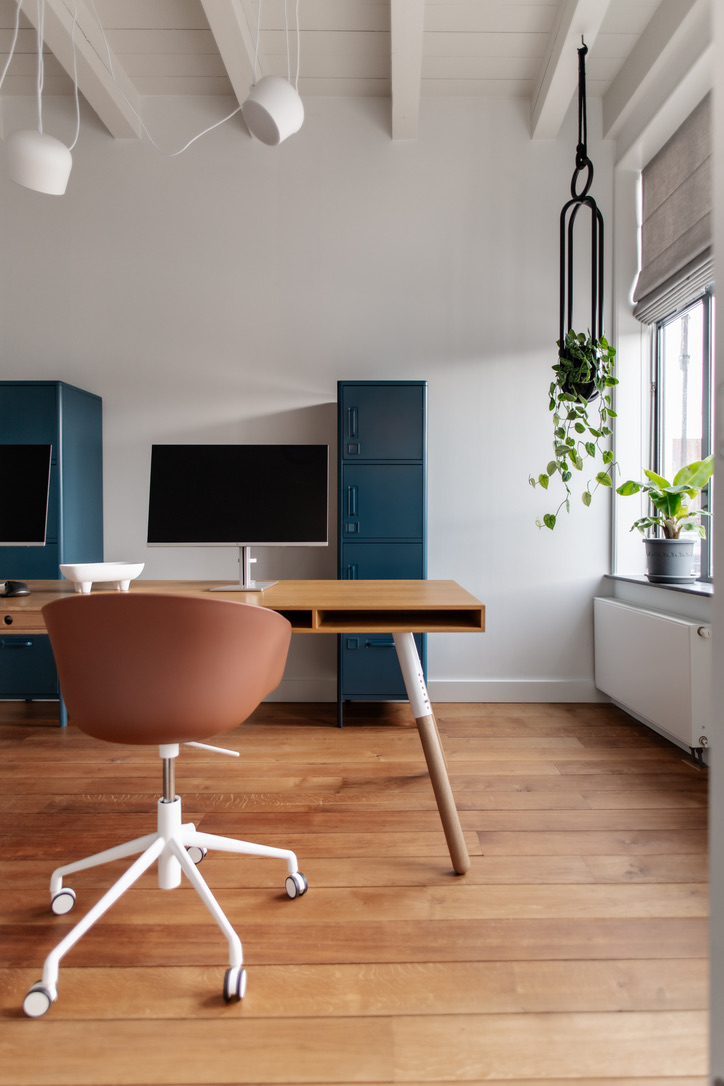 Kantoor aan huis in interieurontwerp grachtenpand Zwolle