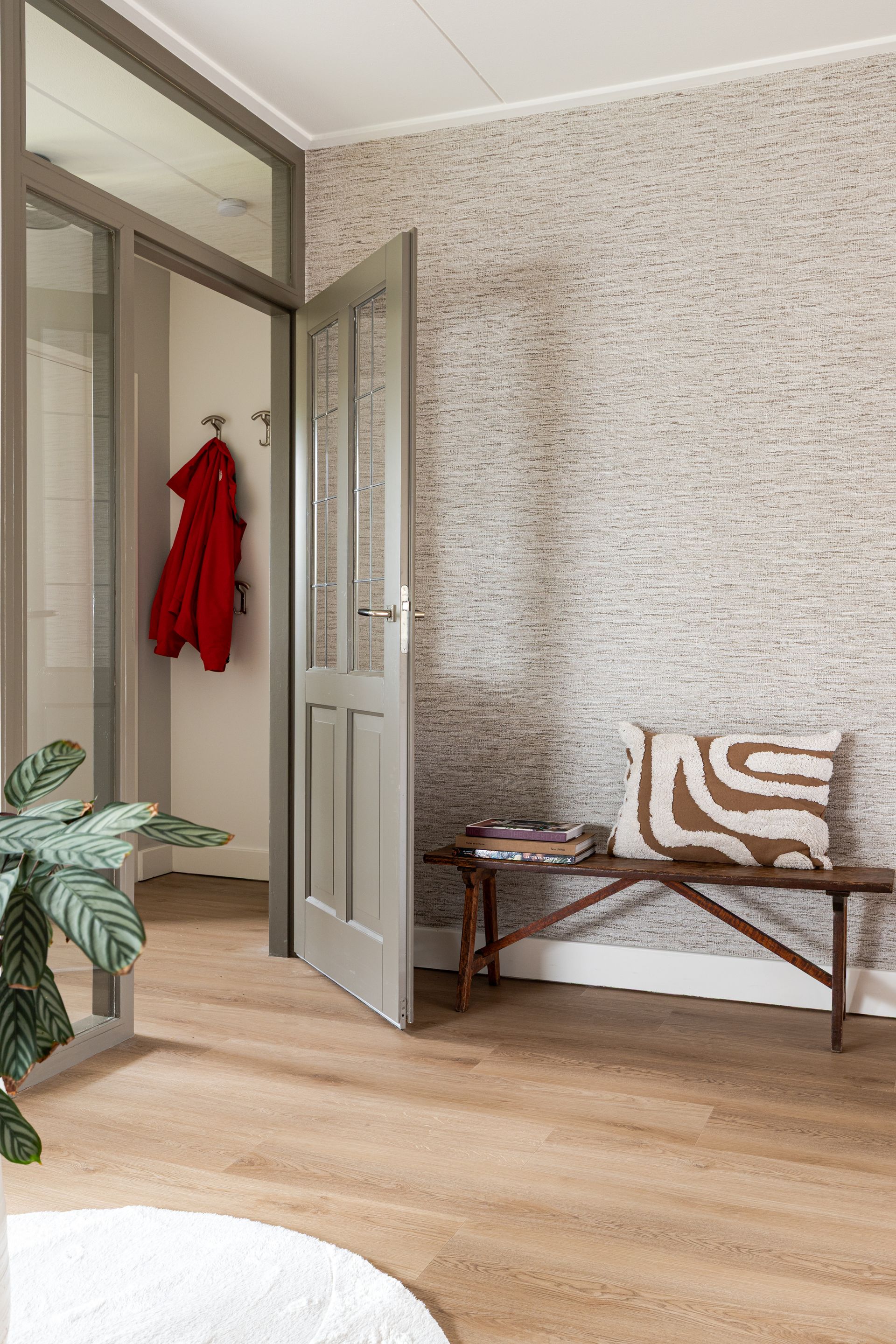 Interieurontwerp detail met accessoires en verlichting