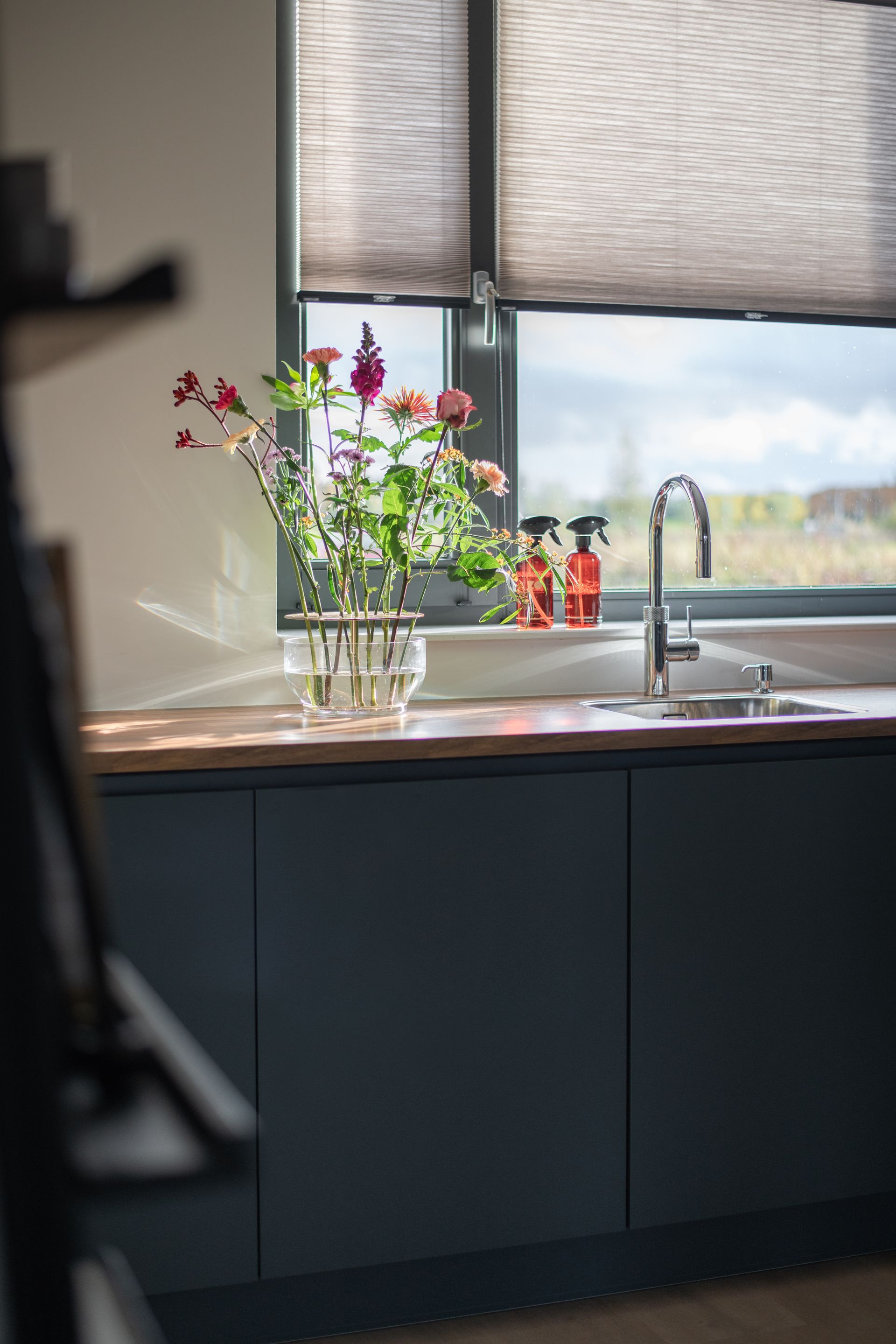 Close-up keuken interieurontwerp nieuwbouwwoning Stadshagen